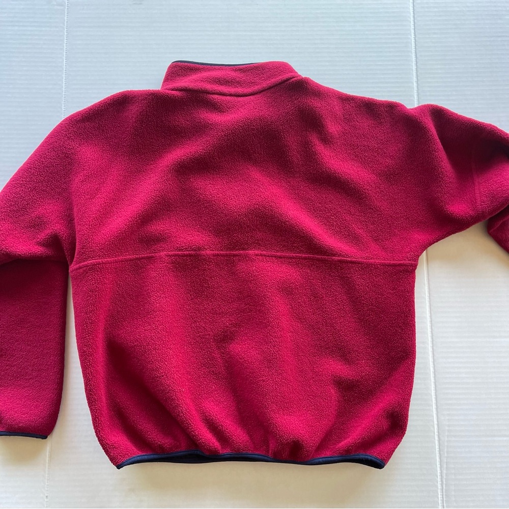 Vintage Penfield Made On The USA Red Half-Zip Fleece Pullover - Picture 6 of 8